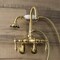 Kingston Brass AE301T7 Wall Mount Clawfoot Tub Faucets, Brushed Brass AE301T7 - alternate 3
